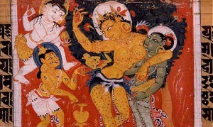 Astasahasrika_Prajnaparamita_Queen_Maya_Birth